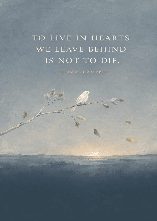 Sympathy card cover artwork