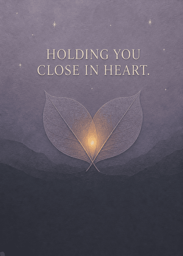 Sympathy cover option 2